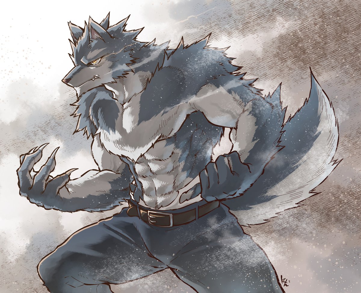 最近獣人描いてないな と思いリハビリがてら習作 わりとイケメンに描けたのでヨシ 原田ケンタローのイラスト 最近獣人描いてないな と思いリハビリがてら習作 わりとイケメンに描けたのでヨシ 原田ケンタローのイラスト