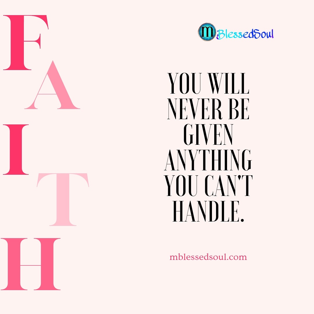 palakpancholi5's tweet photo. You will never be given anything you can't handle. Have faith🙏🏻❤️
#havefaithnotfear #youcandothis  #handle #capableofcourage #stepuprevolution #gogetitgirl #hustlemode #beastmodeon https://t.co/6aCbSIuq1o