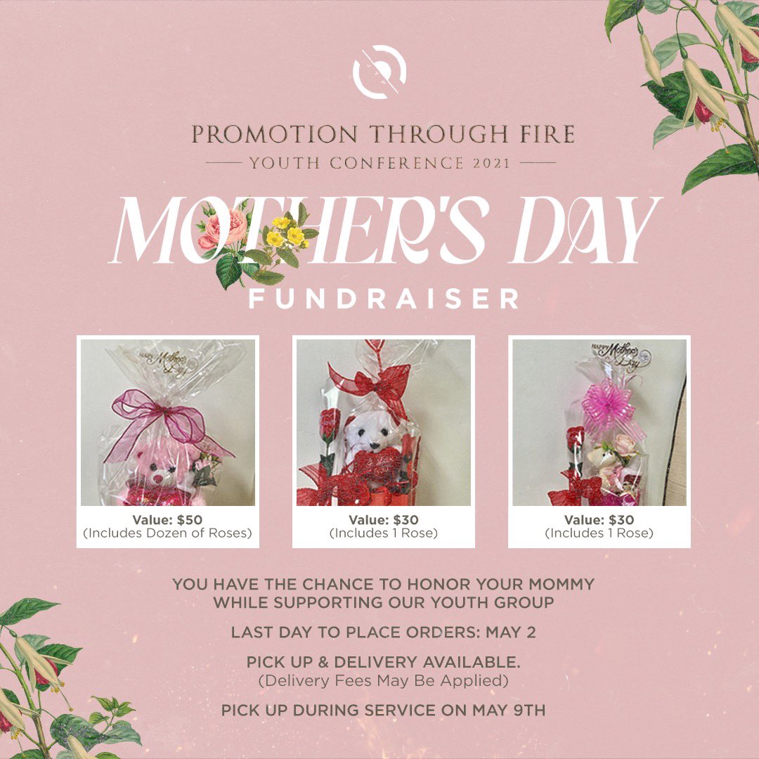 simpsonalondraa's tweet photo. PLEASE #RETWEET
Our youth group @JTP_CORE is having a Mother’s Day fundraiser for our annual Youth Conference #CoreConf21 !!!
If you need a Mother’s Day gift SEND ME A DM!!
#MothersDay #Gifts #Fundraiser #Support #RT #LocalChurch #YouthGroup #Mom https://t.co/QCklWOmEaj