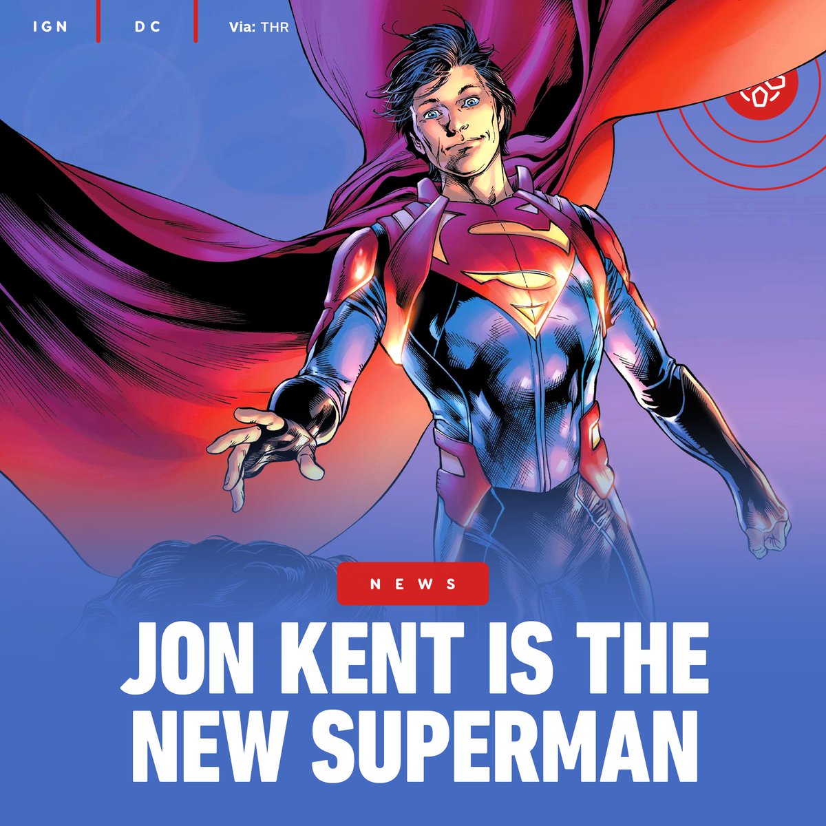 IGN's tweet photo. In Superman: Son of Kal-El, Jon Kent, Superman's son, becomes the Man of Steel. https://t.co/agzo3Dgeo4 https://t.co/WsujuXImhJ