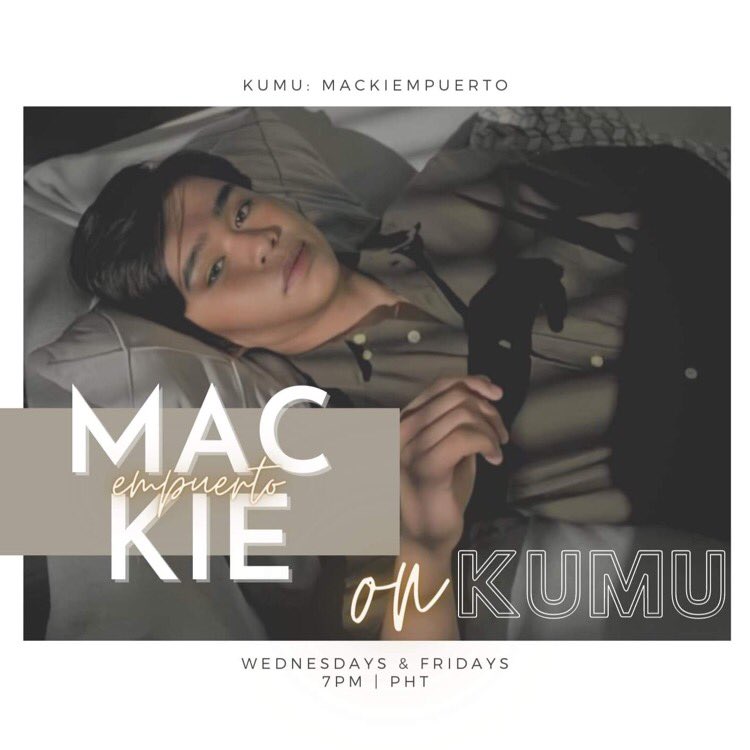 anchorsophia's tweet photo. MACKIE-kanta with Mackie Empuerto on KUMU as he pays tribute for his loving Kuya Reylan later at 7pm (PH Time) 

We’ll also be having a twitter party at 5pm so save your drafts and join us later. 

See you!

🔗link: 
https://t.co/OrScVx6axV https://t.co/QnGRkZ7SXT