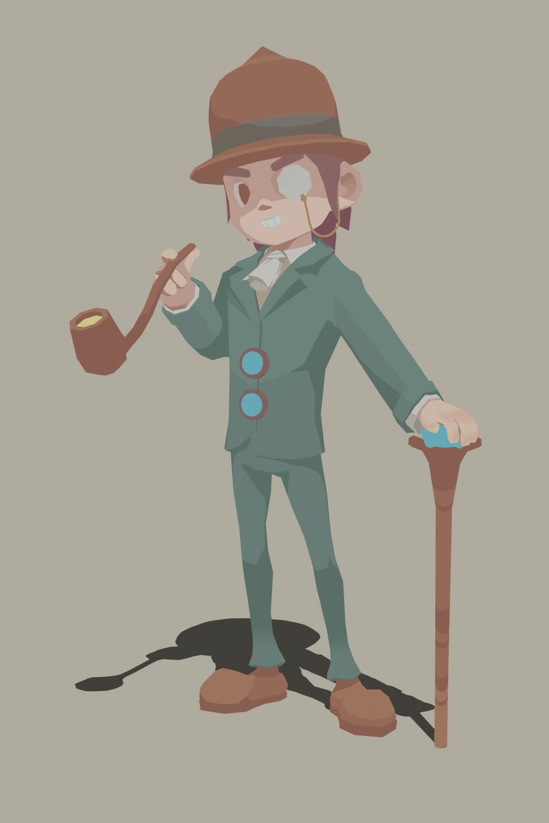 HazzardGamework's tweet photo. Finished another quick and fun little project that I modeled and textured in Blender over the last couple days :D
ArtStation:
https://t.co/UD3d4NnDgN
Concept by JiaYing Liang:
https://t.co/vvwM2lemhu
#3dart #lowpoly #character #blender #nbpr https://t.co/T1pYHwJh7a