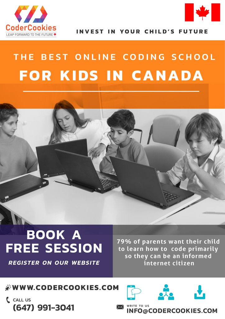 CoderCookies's tweet image. According to studies, 79% of parents want their child to learn how to code primarily.

Have you booked your FREE coding session yet? If not, here is your chance

codercookies.com/book-a-trail-c…

#CoderCookies #python #applab #kidsactivities #kidscoding #girlswhocode #codingforkids