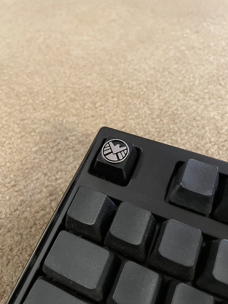 Found a keycap I couldn’t live without. This board’s name is now “Agents of W.A.S.D.”