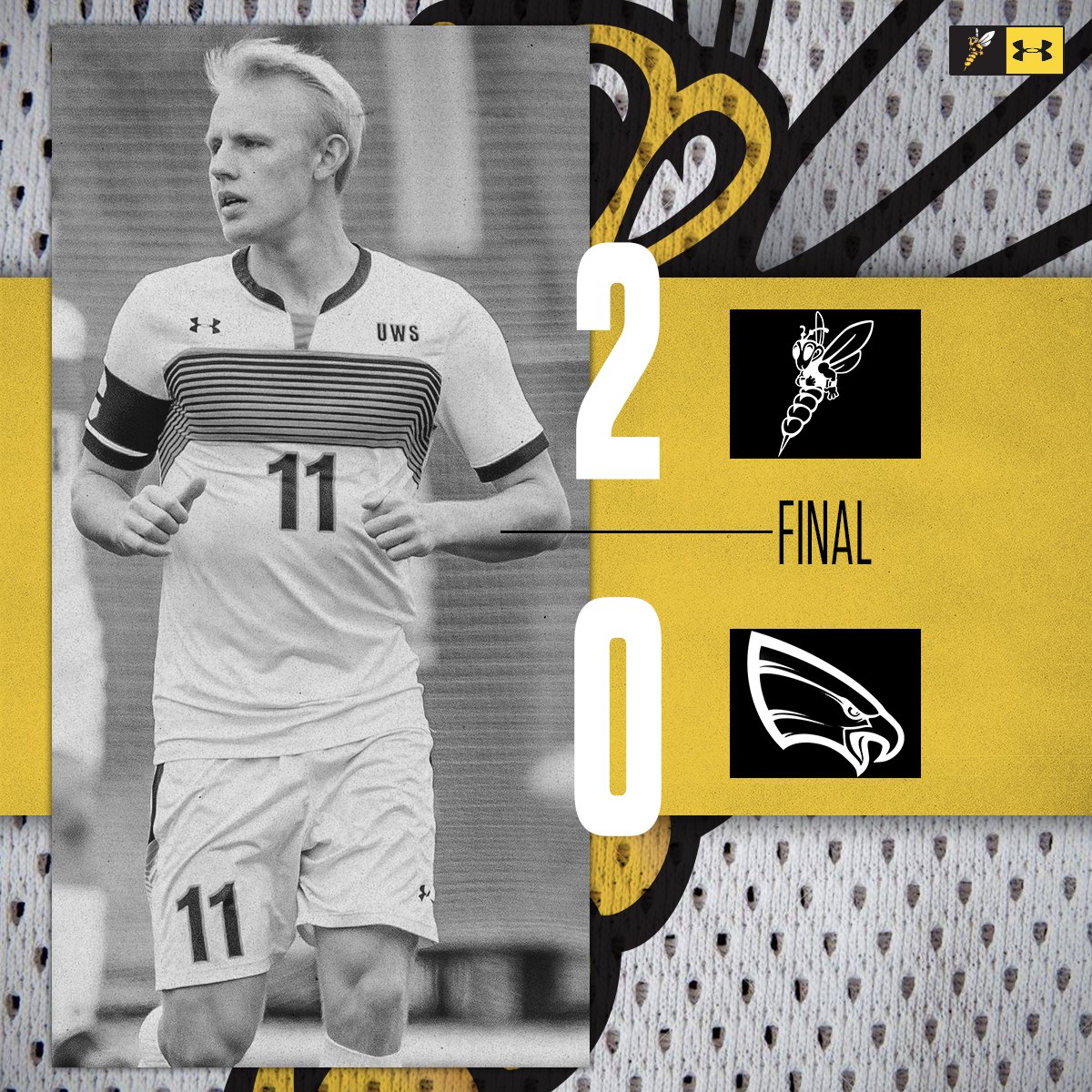 Blake Hanson scored the game winner in the 75th minute for @UWSmenssoccer on Thursday 

📰 bit.ly/2QpAJnc

#WeAreSuperior