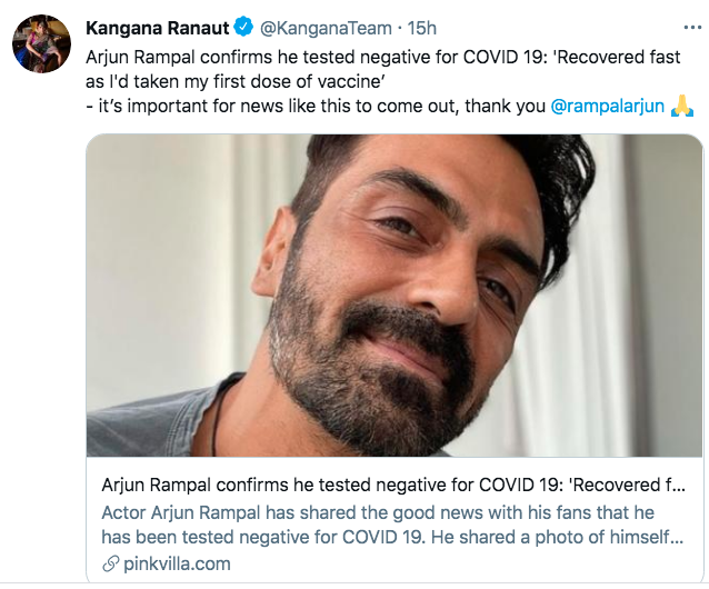 MeenaDasNarayan's tweet photo. After #Ekta Kangana praises guess who? The man who went umpteen times to #NCB office with his chacha mama and nani..... 🤣🤣🤣 https://t.co/WnbjQZZm7V