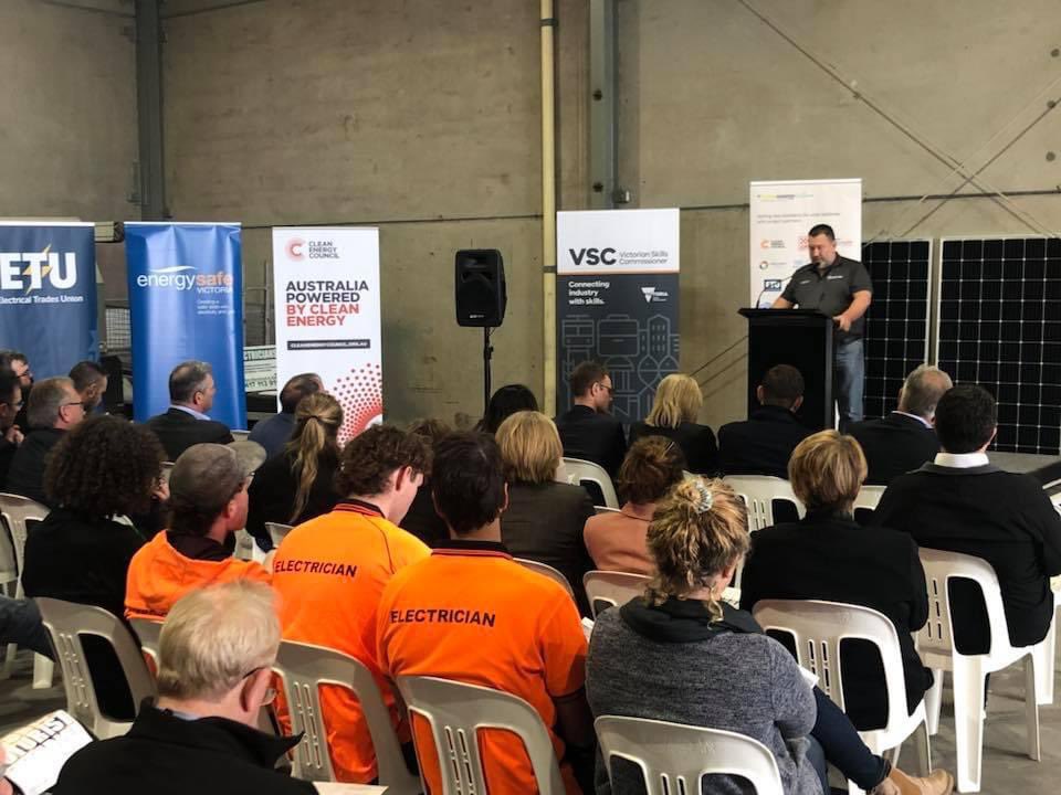 In 2018, in partnership with <a href="/Vicskills/">VSC</a>, we developed the New Energy Technology Systems (NETS) program. 

The aim was to create more battery installers.

The result? Nearly 100 new skilled installers, most with battery accreditation. A wonderful way to reach our net zero targets.