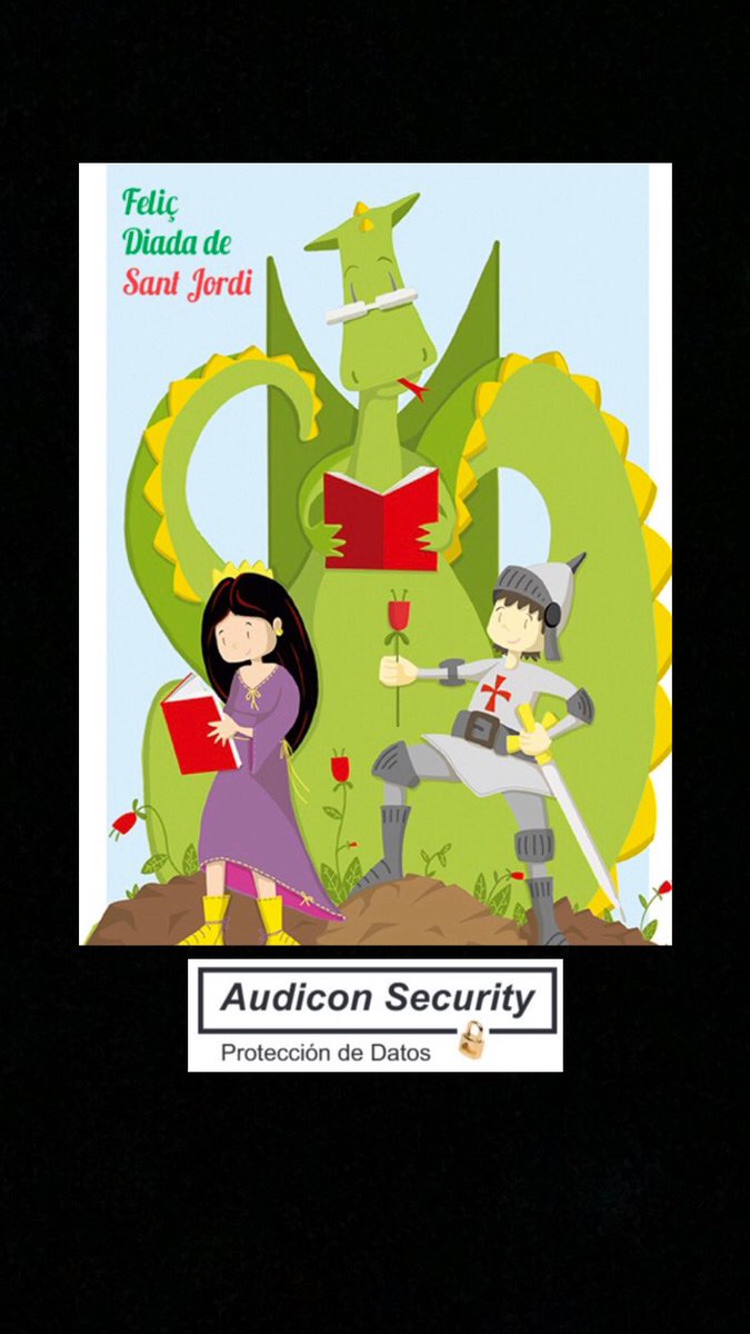 FranBurgos22's tweet photo. Feliz Sant Jordi !!!!
#audicon_security https://t.co/61f2fqKFhY