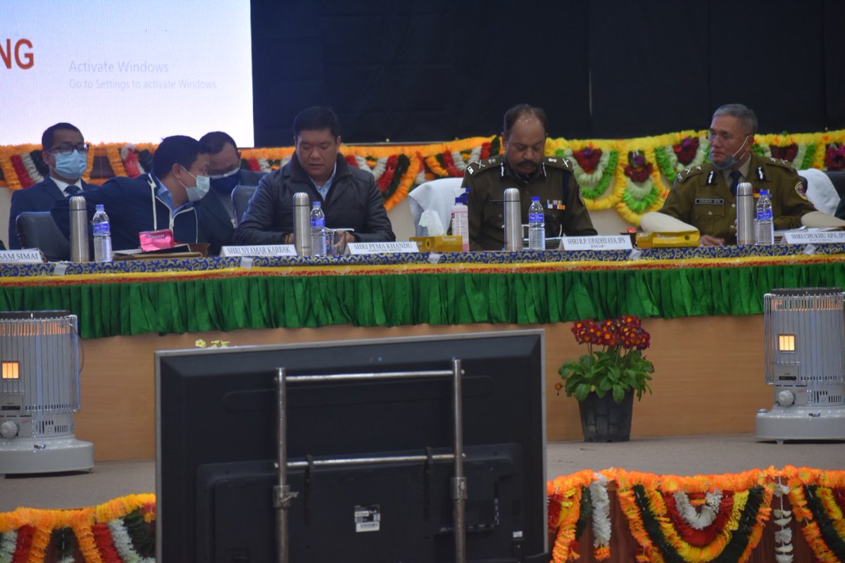 Concluded 3 day Annual SsP/COs Conference at Tawang. Had meaningful deliberations on issues of drug abuse, ground level policing, COVID-19 crises, cyber crime and infra projects, &amp; chalked out strategies to achieve highest standards of policing by APP.
<a href="/PemaKhanduBJP/">Pema Khandu པདྨ་མཁའ་འགྲོ་།</a> @BrigMishra