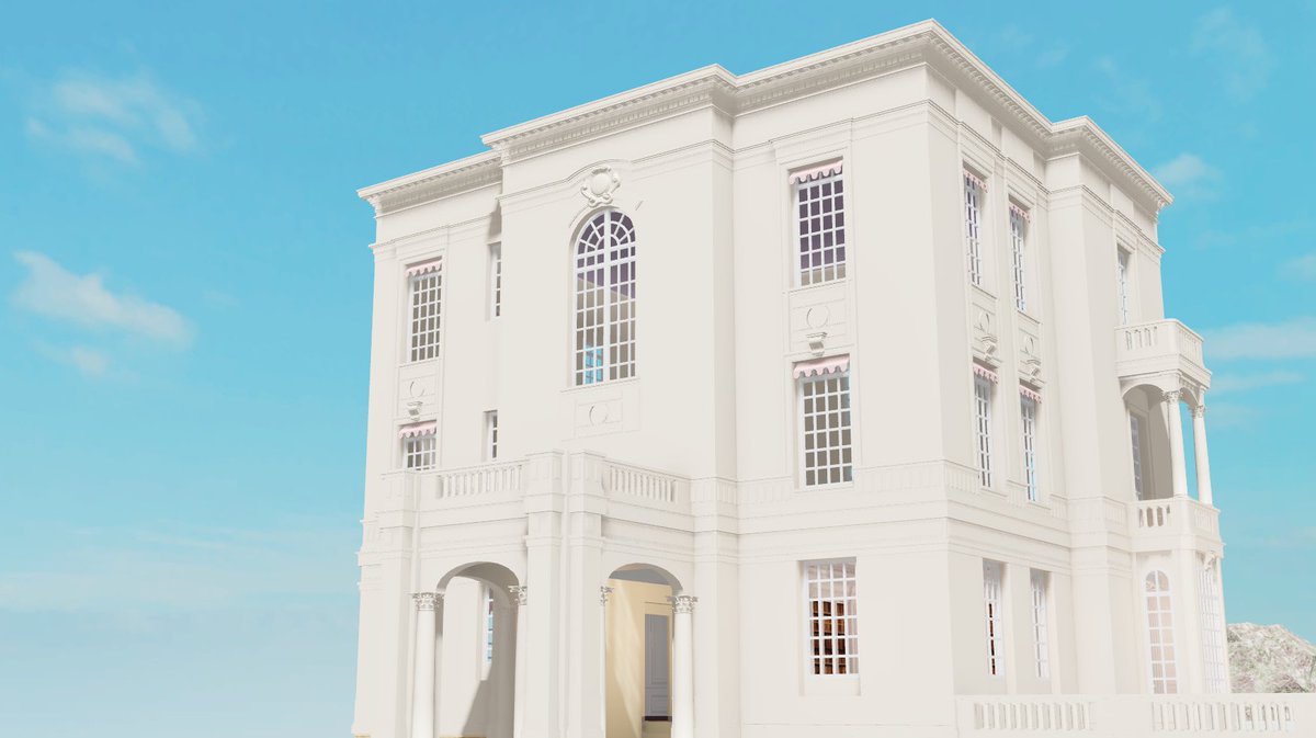 Elizabeth_H_RBX's tweet photo. Haven't touched a single part of my French Riviera white cube for a long time now. #RBXDev #RobloxDev #Roblox https://t.co/52lj9Ng6U0