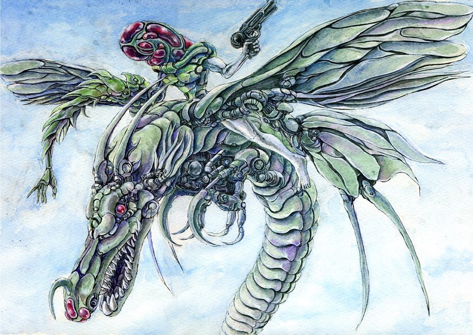 #ドラゴンの日
意外にあんまり描いてないので、今度描く。 