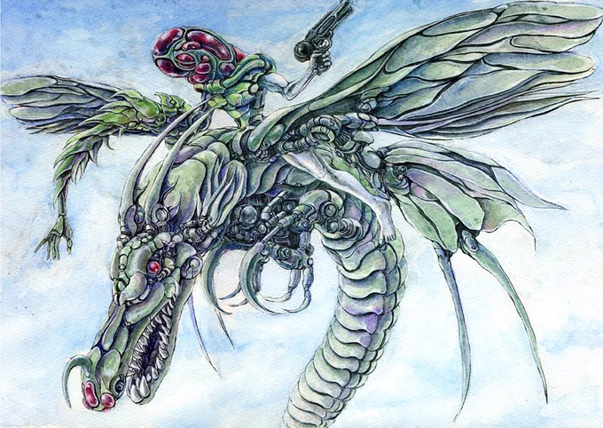 #ドラゴンの日
意外にあんまり描いてないので、今度描く。 
