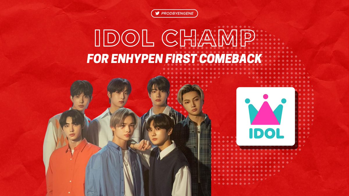  IDOL CHAMP— To be used for pre-vote of Show Champion—  expires every end of the month,  no expiry— Collect and buy Chamsims— Earn many red hearts now!— Tutorial:  https://bit.ly/3gyBepQ — Follow  @onlyquizanswers @ENHYPEN_members  @ENHYPEN  #ENHYPEN    #엔하이픈  