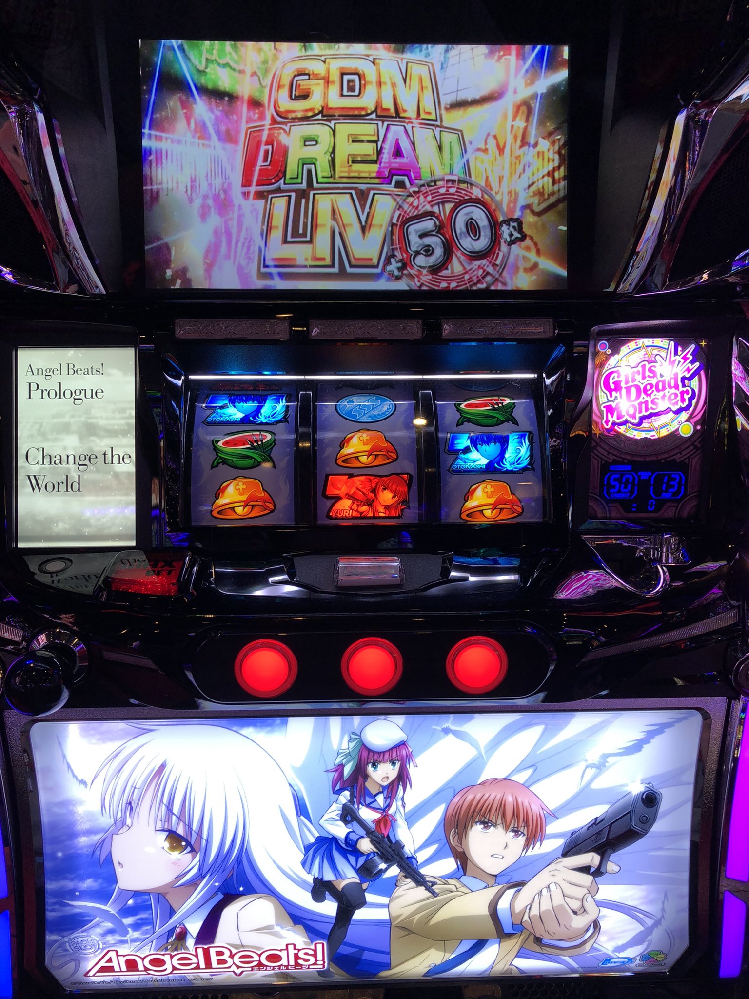 鯉党 天パ バージン長船店 初打ち スロット Angel Beats エンディングバトル勝てませんでした T Co Nsz593abbl Twitter
