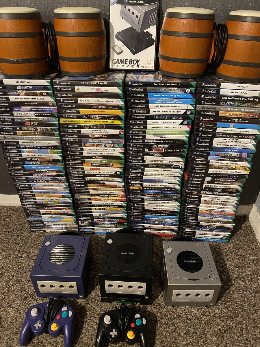 Ok here it is my gamecube collection so far #gamecube #nintendo #RETROGAMING