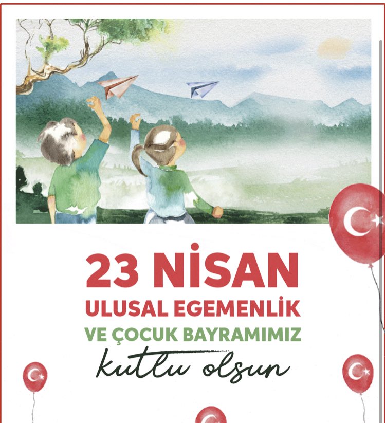 cetinlergrup's tweet photo. 23 Nisan Ulusal Egemenlik ve Çocuk bayramımızın 101. yılı kutlu olsun. 
#23nisan #23nisanulusalegemenlikveçocukbayramı https://t.co/5IUBjYYVXI