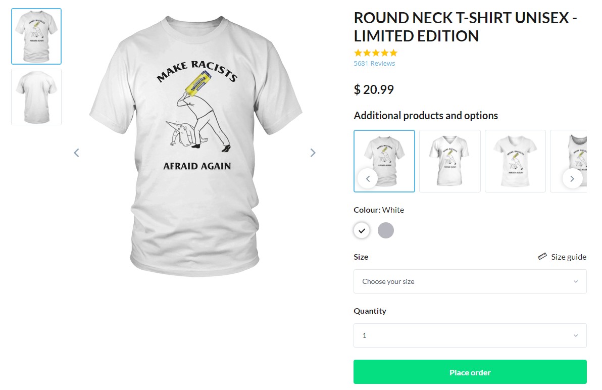 JaguarShirt's tweet image. Twisted Tea Make Racists Afraid Again Shirt
BUY IT NOW: kittenshirt.com/yzandqm
Design your own custom t-shirts online. No Minimum. T-shirt printing available on hundreds of color and style Custom ...
#TwistedTea #MakeRacists #AfraidAgain