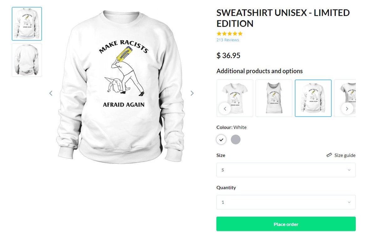 JaguarShirt's tweet image. Twisted Tea Make Racists Afraid Again Shirt
BUY IT NOW: kittenshirt.com/yzandqm
Design your own custom t-shirts online. No Minimum. T-shirt printing available on hundreds of color and style Custom ...
#TwistedTea #MakeRacists #AfraidAgain