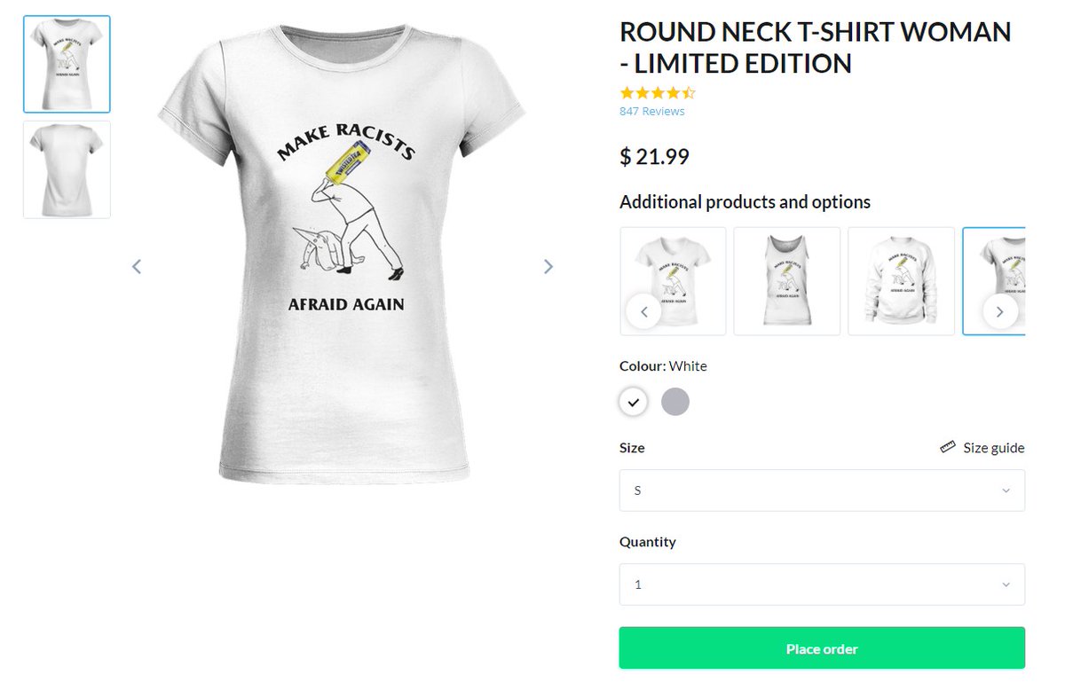 JaguarShirt's tweet image. Twisted Tea Make Racists Afraid Again Shirt
BUY IT NOW: kittenshirt.com/yzandqm
Design your own custom t-shirts online. No Minimum. T-shirt printing available on hundreds of color and style Custom ...
#TwistedTea #MakeRacists #AfraidAgain