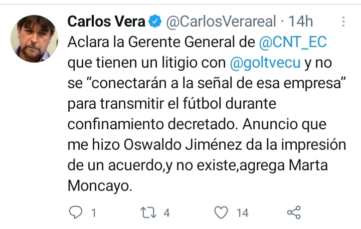LuisChecaC's tweet photo. @futbolecuador Y de hecho lo hizo mucho antes de que ustedes lancen la información. https://t.co/rEZmKw0iD3