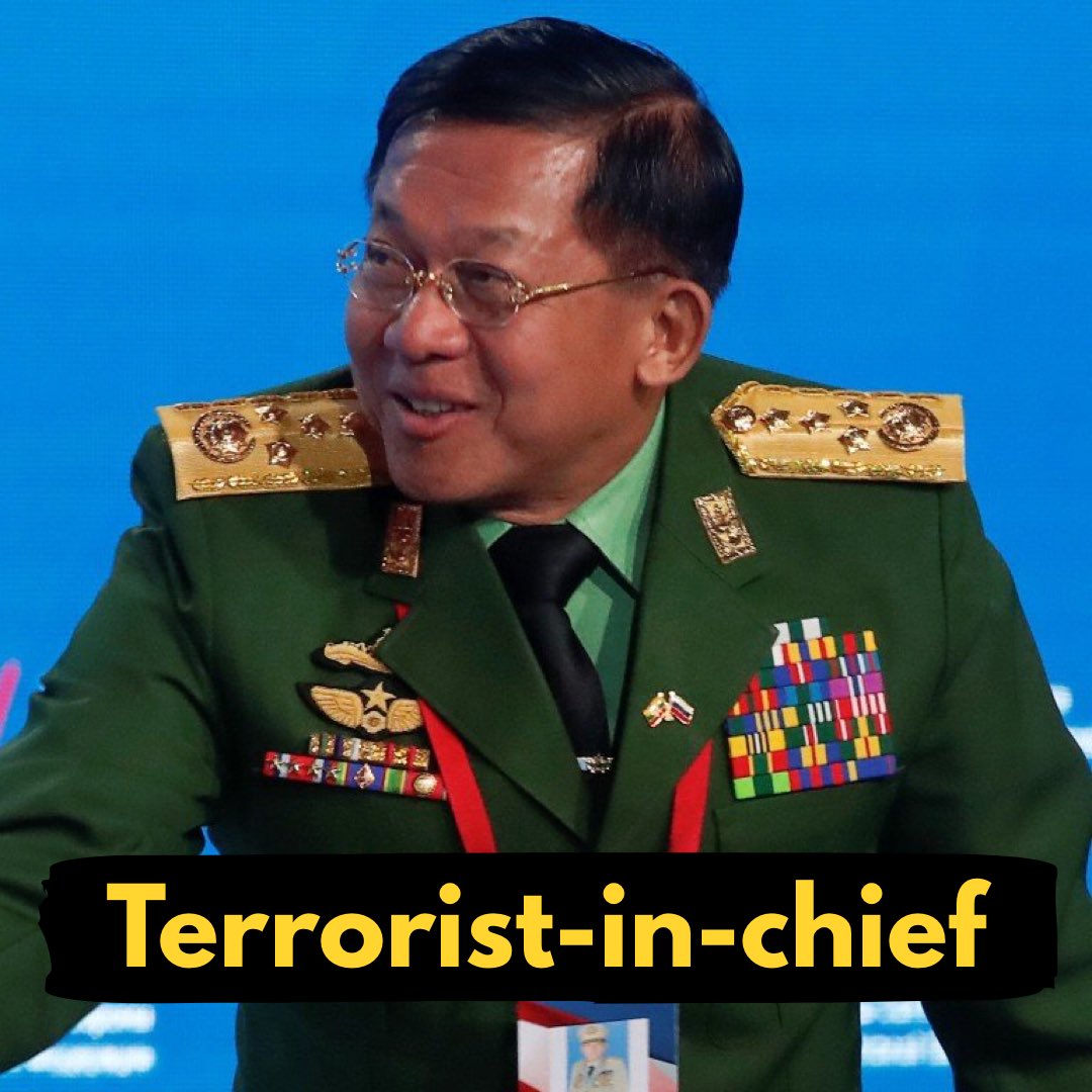 Mahkamah Agung (Supreme Court) Republik Indonesia should issue ARREST WARRANTS for Min Aung Hlaing &amp; delegation. 

Handcuff them at Jakarta airport.

#ASEANrejectSAC
#WhatsHappeningInMyanmar #Apr23Coup #MilkTeaAlliance