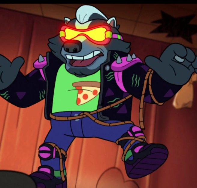 2: Will E Badger from Gravity Falls. Daily reminder that I am furry trash and I would let the robot badger rail me..well, if it was an actual guy in fursuit or something along those lines