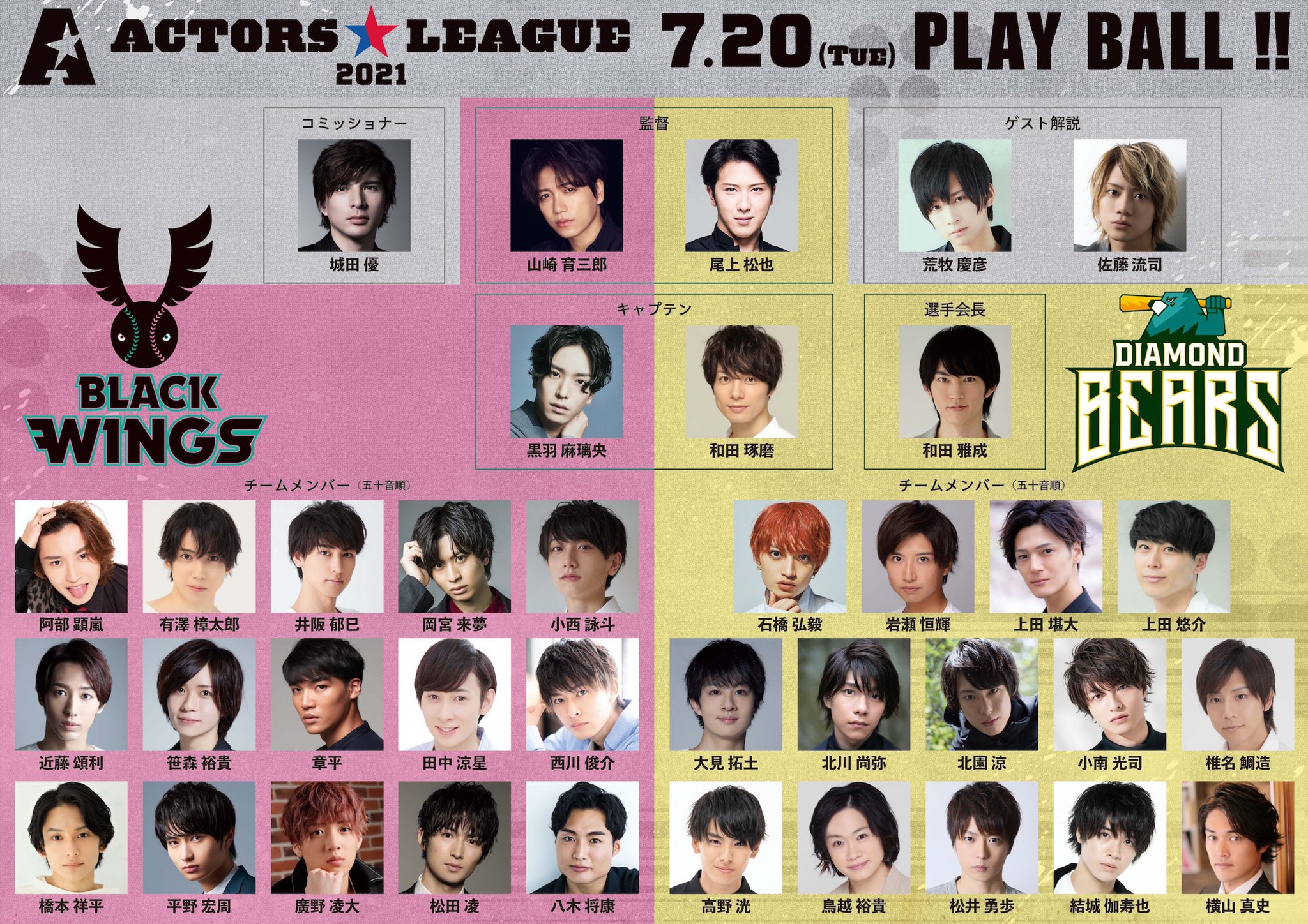 ACTORS☆LEAGUE ユニフォーム 野球 アクターズリーグ ２０２１年 ACTORS LEAGUE ユニフォーム 野球 アクターズリーグ 2021年