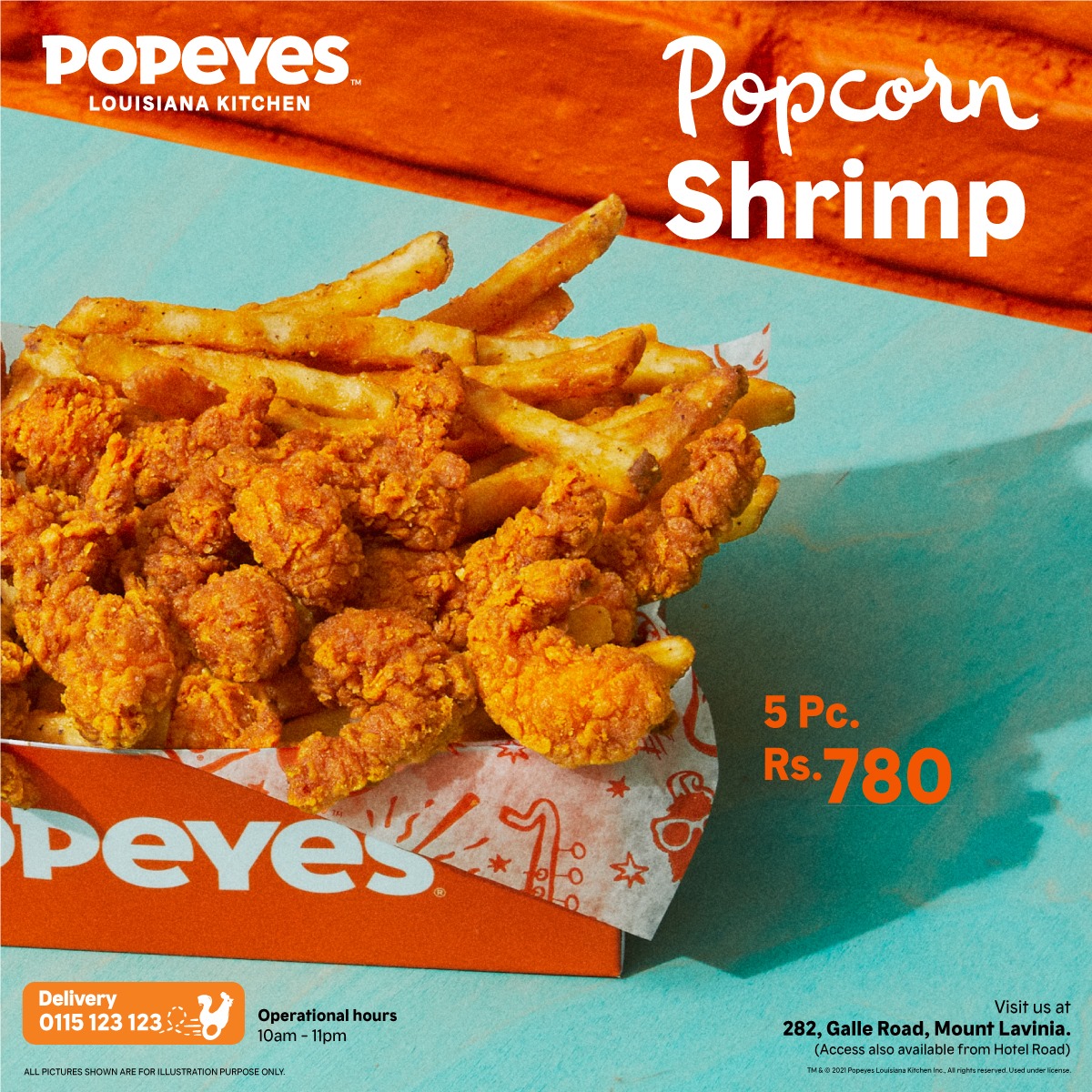 Popeyes Popcorn Shrimp