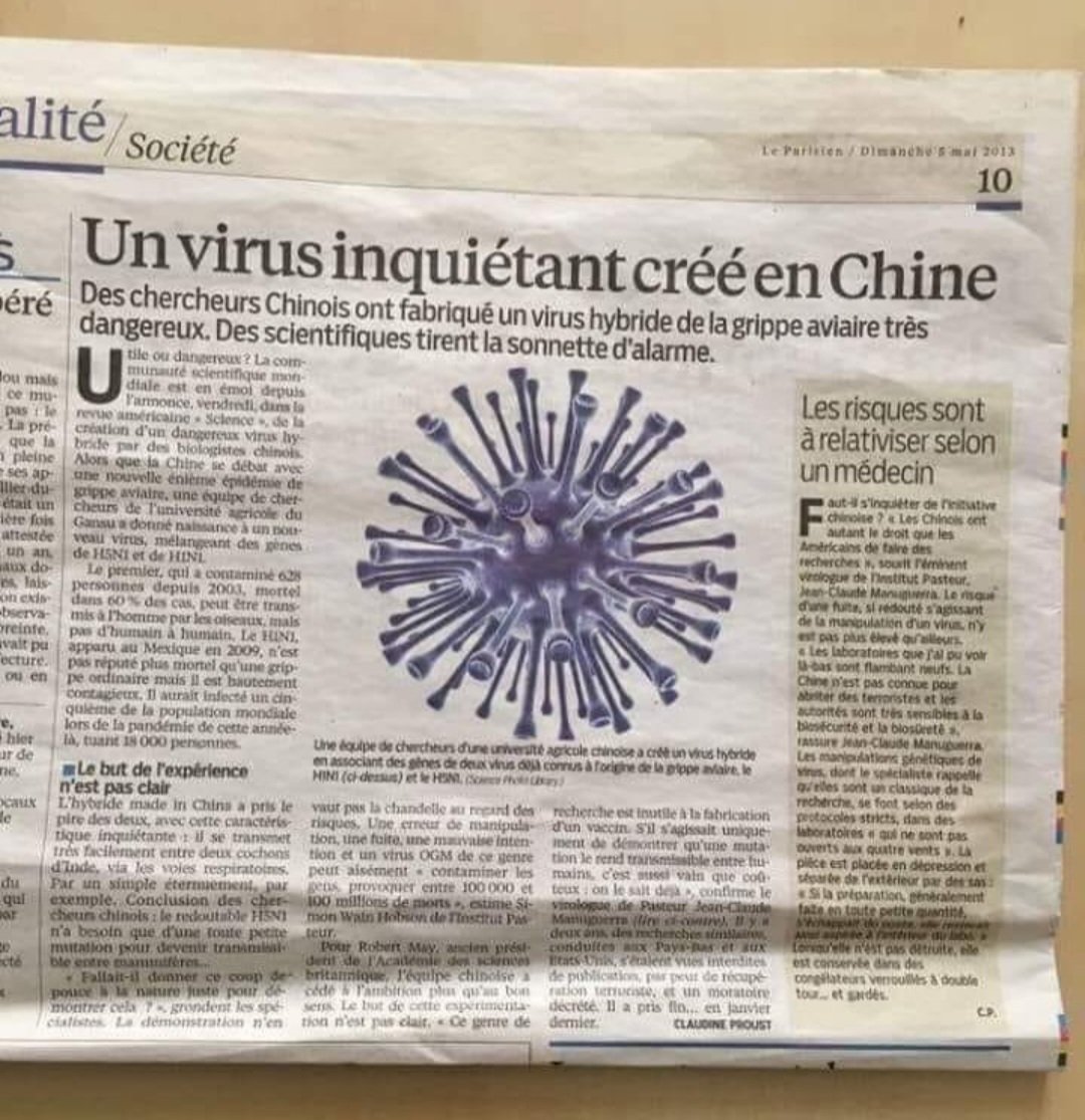 pierrelours's tweet photo. #LeParisien

#Manipulations #génétiques #médiatiques et #politiques construisent une nouvelle #civilisation asservissant l'#humanité

Dans ce #GreatReset
les #humains seront #semblables et #interchangeables,
une #ressourcehumaine combinable pour #produire des #humanoïdes #soumis https://t.co/4zo38dgwkM