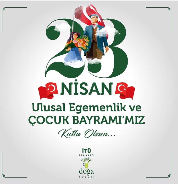 Ulu Önder Gazi Mustafa Kemal Atatürk'ün 101 yıl önce çocuklara armağan ettiği 23 Nisan Ulusal Egemenlik ve Çocuk Bayramı'nı kutluyor, tüm çocuklarımıza sağlıklı mutlu bir gelecek diliyoruz... 🇹🇷 #23NisanMutluOlsun