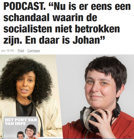 De media blijft pikken op de kop van Sihame Pagina 9