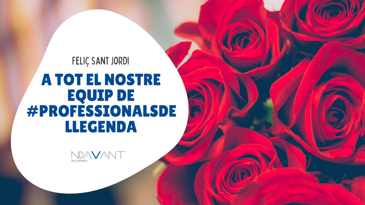 ndavant's tweet photo. Des d’@Ndavant volem desitjar a tothom un feliç Sant Jordi! Com cada any, fem entrega de més de 6.000 roses🌹 al nostre equip #ProfessionalsDeLlegenda per agrair el seu esforç diari i, especialment, la seva tasca essencial en la lluita contra la #Covid19 durant més d’un any. https://t.co/HWnVraHNQl