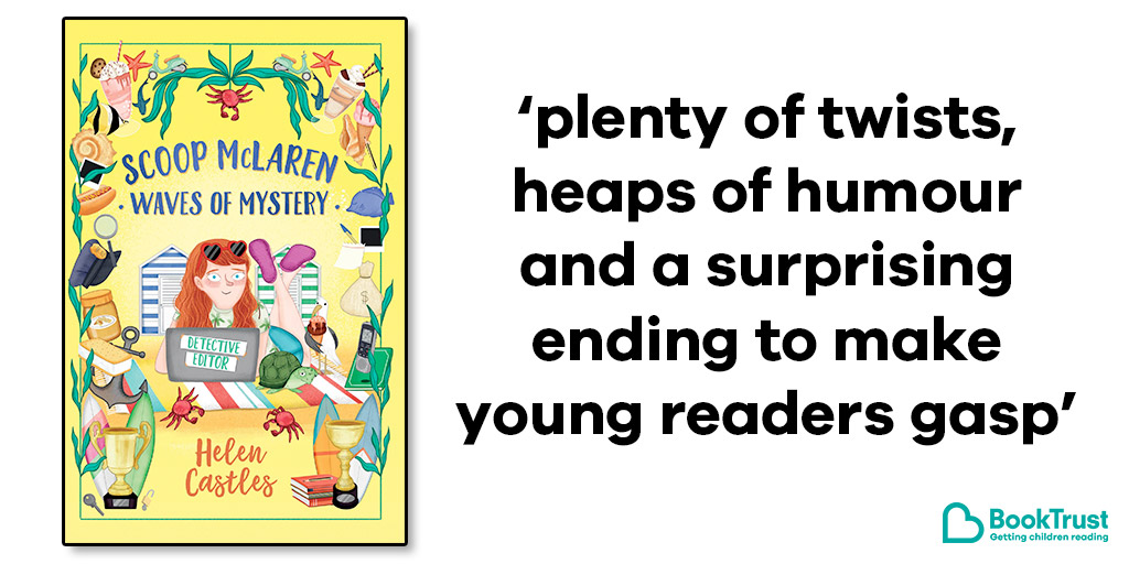 Our #BookOfTheDay sees the return of #ScoopMcLaren, Detective Editor... and she's got quite a puzzle to untangle! #WavesOfMystery is another fun page-turner from <a href="/helen_castles/">Helen Castles</a> and Beatriz Castro: booktrust.org.uk/book/s/scoop-m… <a href="/NFPublishingUK/">New Frontier Publishing UK</a>
