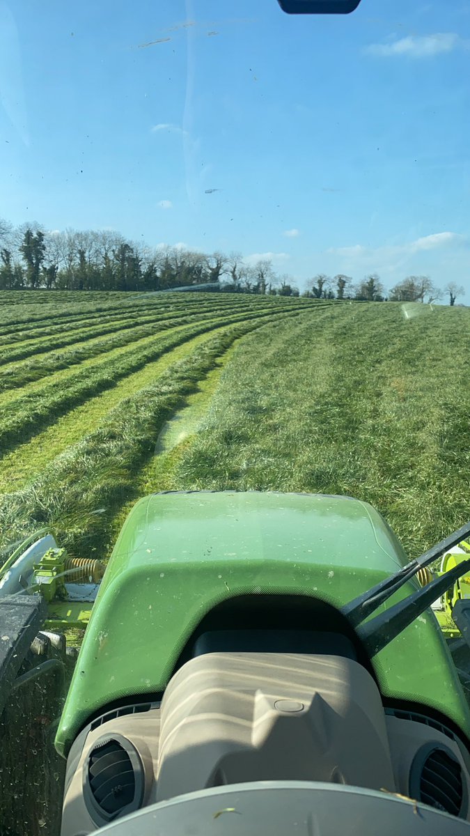 Made a start to 1st cut this week 100 acres from the 300 acre area was harvested 4.5 ton ha