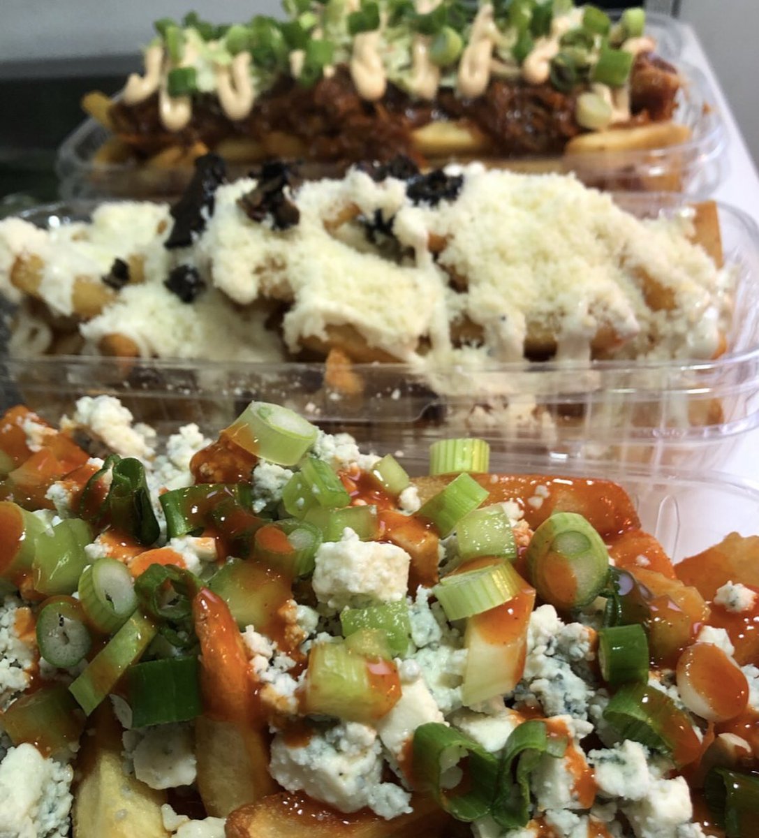 GoodMoodTruck's tweet photo. Which Loaded Fry would create your GOOD MOOD feeling?? ๐ #happyfryday
- BBQ Pulled Pork Fries
- Truffle Fries
- Buffalo Fries
#goodmoodtruck #needamoodlift #fryday #foodtruckeats #loaded #fries #toppedwith #yum #frylovers #nomnom #foodies #layersofflavor #areyouhungrynow https://t.co/jY91yX2Mxi