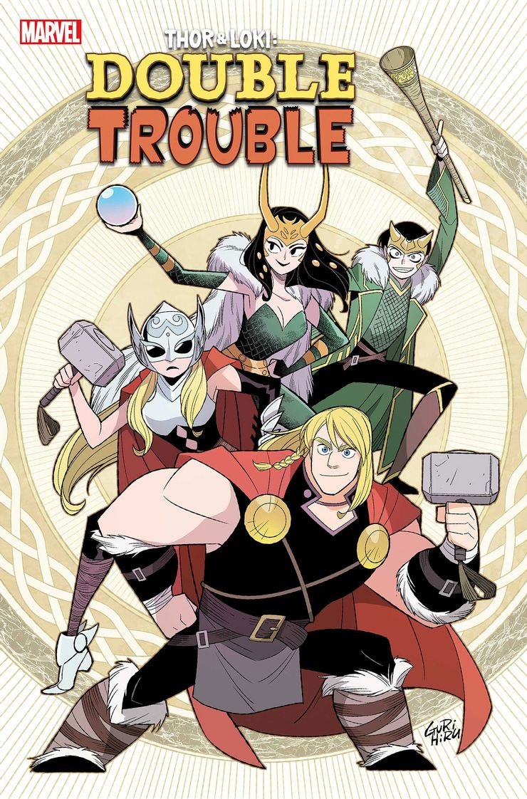 Thor Amp Loki Double Trouble 4 のカバーが公開されました 最終巻はチューチュートレイン な感じで