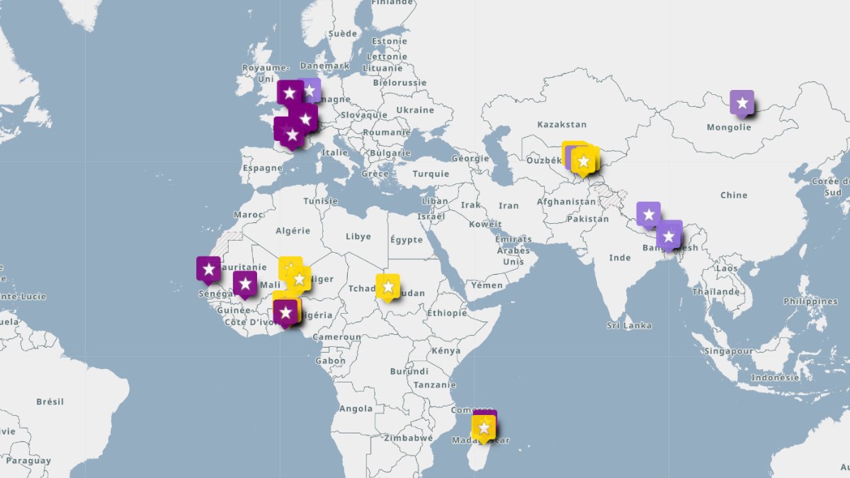 Retour en images (et en carte 😉) sur la #GeoNight 2021 ! Un franc succès avec plus de 400 participants et 14 projets soutenus ! Merci à tous les participants et partenaires pour leur engagement !
👉 cartong.org/fr/news/nuit-g…
cc: <a href="/GeonightO/">Geonight.official</a> <a href="/hotosm/">Humanitarian OpenStreetMap Team</a> <a href="/OSM_FR/">OpenStreetMap France</a> <a href="/upvd1/">Université Perpignan</a> <a href="/OSMTogo/">OpenStreetMap Togo</a> <a href="/OSM_Mali/">OpenStreetMap Mali🇲🇱</a>