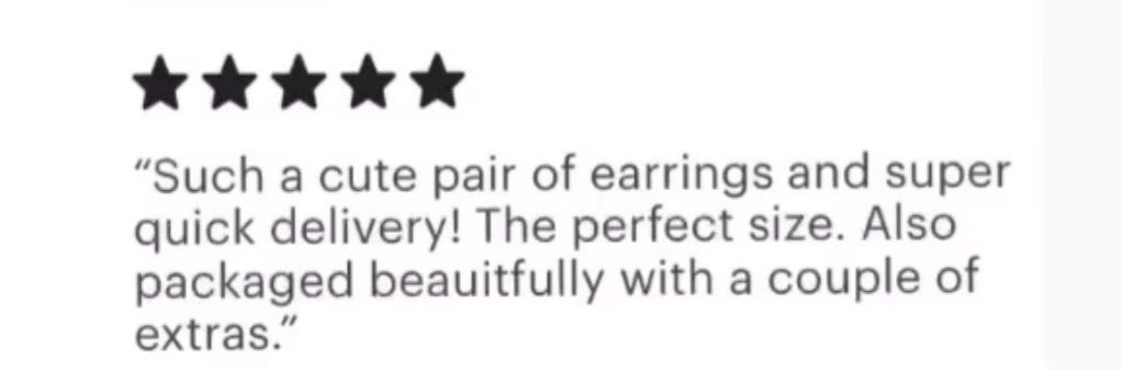 BotanicalGirls's tweet photo. Here are some of our reviews from our amazing customers !! Be sure to check out what we have for sale on our Etsy store here: https://t.co/dwIJY9K4ol #CustomerService #reviews #fivestar #etsy #etsybusiness #earrings #daintyearrings #aesthetic #sale #shopping https://t.co/I8i36GbgfL