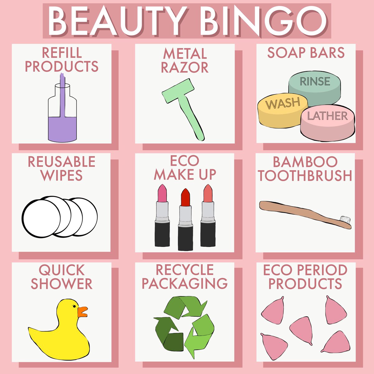 EnvironmentPage's tweet image. Haven’t seen our bingo cards yet? Let us know how many you get!! 

Full house anyone? 👍🏻