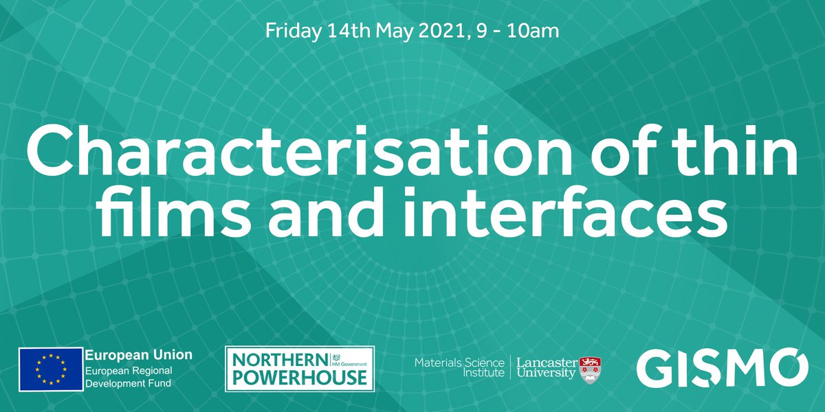 Our next seminar will be hosted by Dr Benjamin Robinson – Deputy Director of the Lancaster University Materials Science Institute <a href="/LUMaterials/">Materials Science Institute Lancaster</a> – and will focus on the importance of thin films and interfaces in materials design 👉 buff.ly/3azhWfU