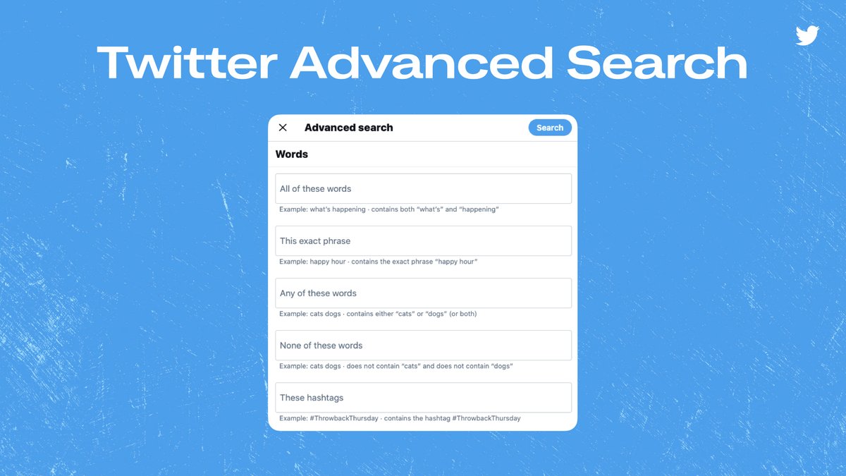 Advanced Search  https://twitter.com/search-advanced  can help you filter for fields like a specific hashtag, time period, or Tweets from a particular account.