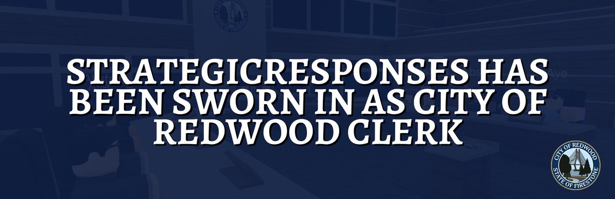 The Redwood City Council held a session on 4/22/2021 with two motions that evening. StrategicResponses was successfully selected as the next Redwood City Clerk. You can see the status on the rest of the motions here: bit.ly/3ngkQeY

<a href="/FedoraMasterB98/">FedoraMasterB98</a> <a href="/stapletoncounty/">Stapleton County</a>