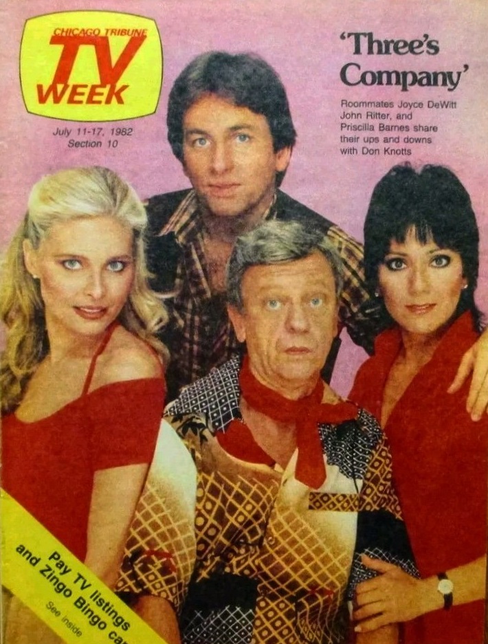 Happy Birthday to Joyce Dewitt, born on this day in 1949
Chicago Tribune TV Week.  July 11-17, 1982 