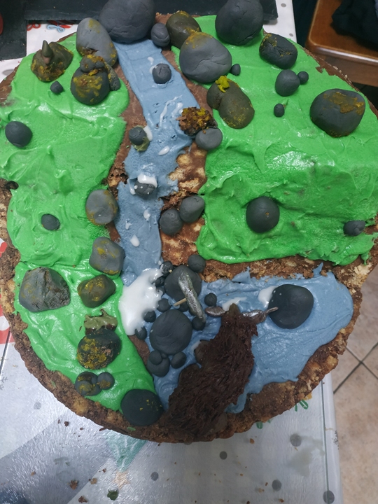 Brown bear cake - illustrating changes in grizzly bear populations in the Pacific Northwest