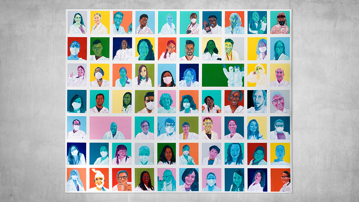 It's #WorldLaboratoryDay and we wanted to put you in the spotlight. We asked lab workers and researchers from all over the world to send us selfies to turn them into one big work of art. This is you: the bright minds of our world.