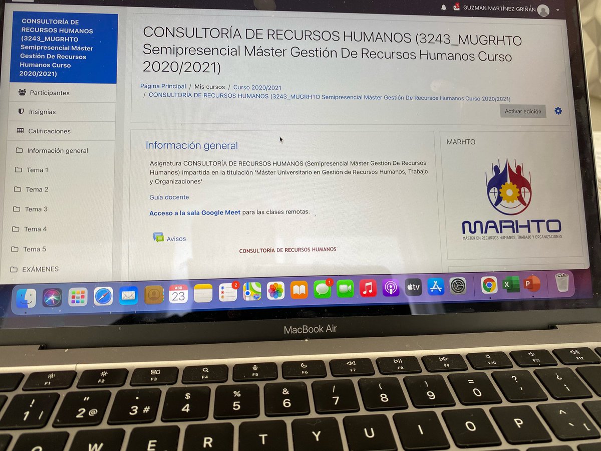 Calentando motores para impartir esta tarde clase de Gestión del Talento en el <a href="/master_rrhhUMH/">Máster RRHH UMH</a> de la <a href="/UniversidadMH/">UMH</a> 
#talento #learning