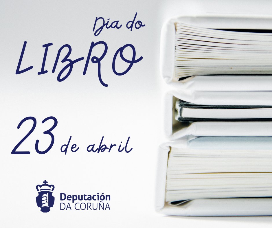 Depucoruna's tweet photo. 👉 A @Depucoruna únese á conmemoración do #DíaDoLibro!
📖 A xornada de hoxe, 23 de marzo, pretende fomentar a lectura, ademais de #defender e #protexer a industria editorial e os dereitos de autor. https://t.co/kHNL2wwuq2