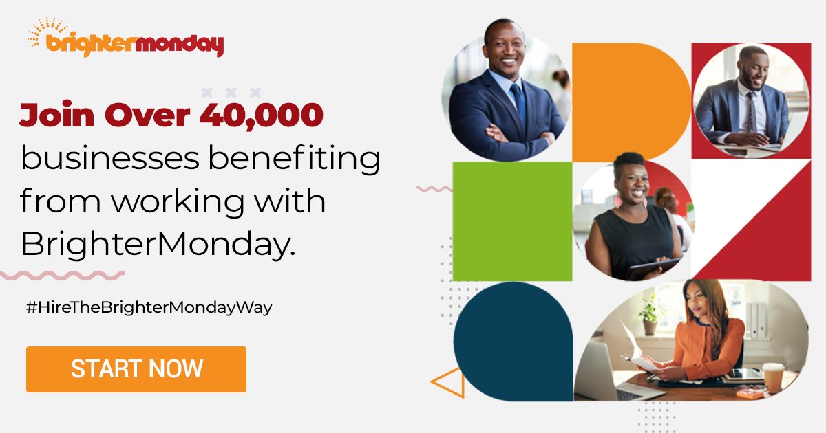 BrighterMonKE's tweet photo. Over 40,000 employers use our well-priced solutions to easily filter through and hire the best candidates.

Request a call to find out more here https://t.co/eGR8Xd0PZs

#hiretheBrighterMondayway https://t.co/6Hgs5W7Gum