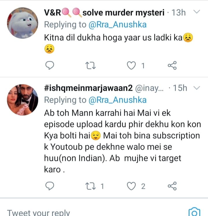 'Hypocrisy' & 'illegal didi'  @deepakkapoor149 but now I am really confused about fasting as I thought it to be not just giving up food& apologize yeah I should 4 breaking her roza magar konsi tweet ke vajese  @Teju0806  @Rra_Anushka yeah &not human haina  #IshqMeinMarjawan2