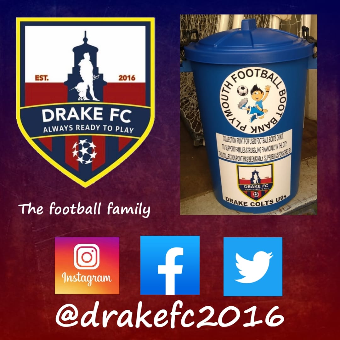 We fully support the Plymouth Football Boot Bank and want to see more recycling of kits/boots to help those in need. At Lipson we have a Plymouth Football Boot Bank bin for matches and training nights. Please liaise with your managers should you wish to donate old kits/boots